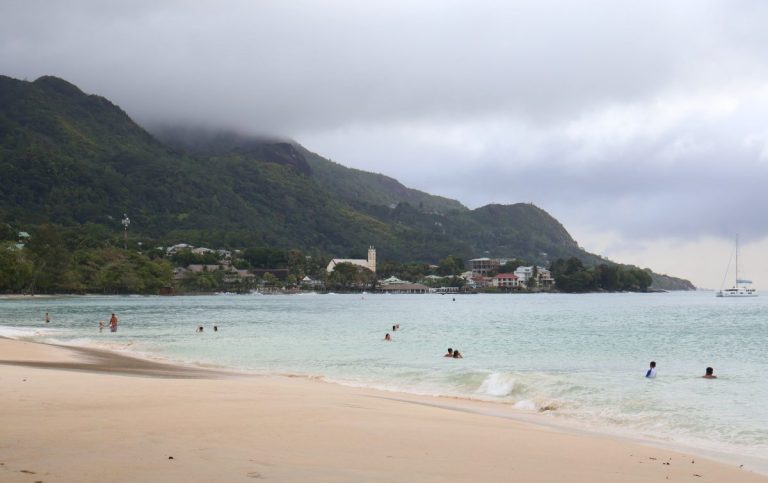 beach at Beau Vallon